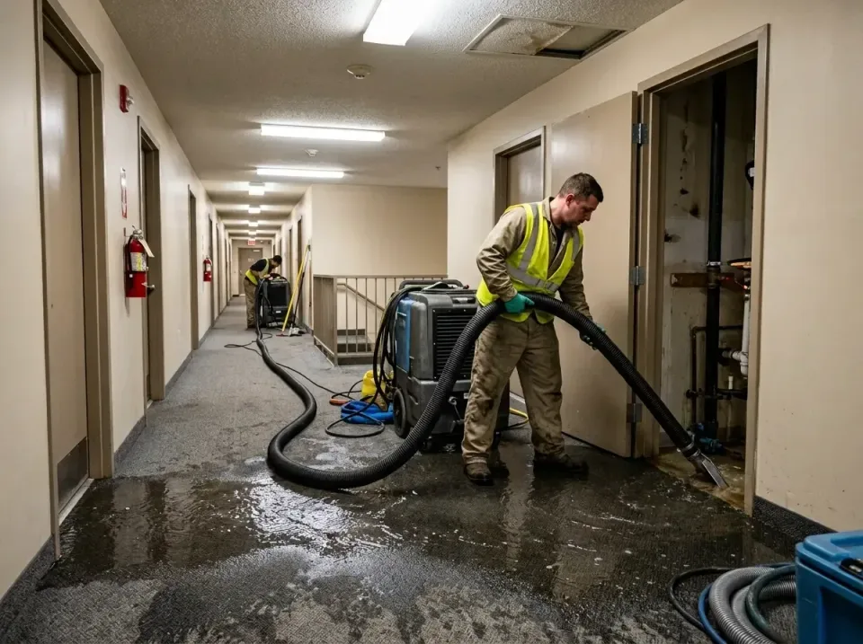 multi-unit-apartment-hallway-f-005 — frequently asked questions, Emergency Burst Pipe Water Extraction & Removal in York, SC